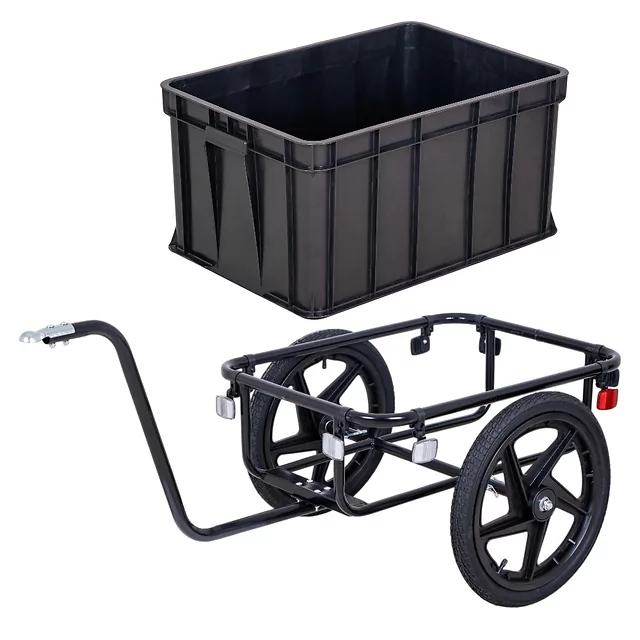 Elektromos kerekesszékes utánfutó inSPORTline Thodor, levehető szállítódoboz, 16"-os kerekek, masszív konstrukció