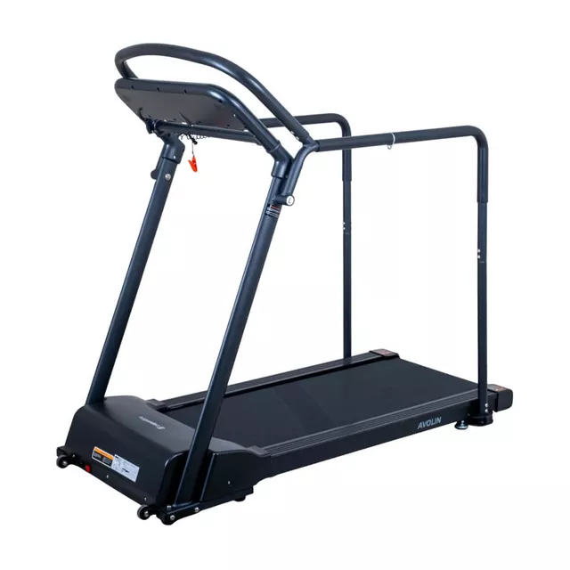 Futó- és sétálópad inSPORTline Avolin, masszív keret, biztonsági hevederek, pulzusszám monitorozása, szállítógörgők, fokozatmentes állítható sebesség