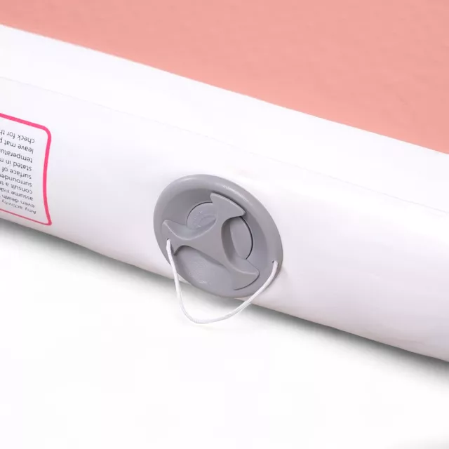 Airtrack inSPORTline Airstunt 300x100x10 cm korallszínű rózsaszín, hordozótáska, feltekerhető, 9,5 kg, Drop Stitch technológia