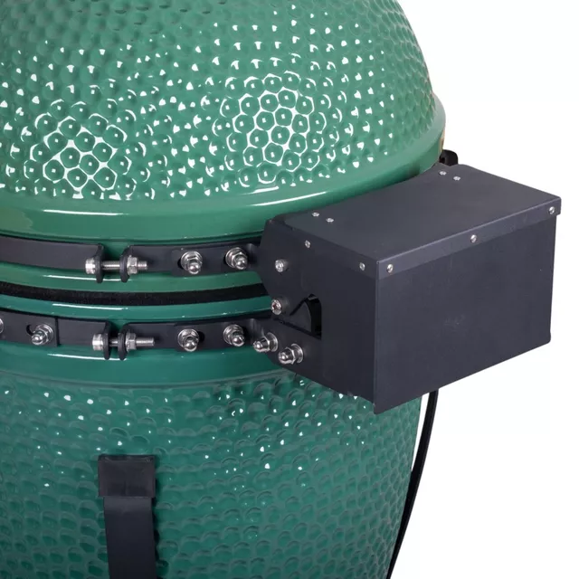 Kerámia kamado grill inSPORTline Pasionato 20" faszenes, kerámia, 120cm magas, BBQ grill, hőmérő, bomba izek, alacsony szénfogyasztás, kamado grill