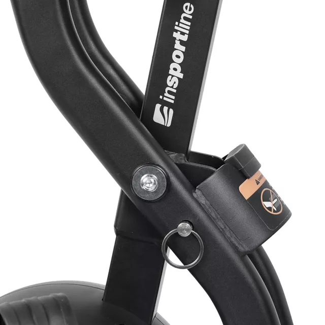 Összecsukható szobakerékpár inSPORTline Xbike Lite, görgők, integrált pulzusszám-érzékelők, összecsukható mechanizmus