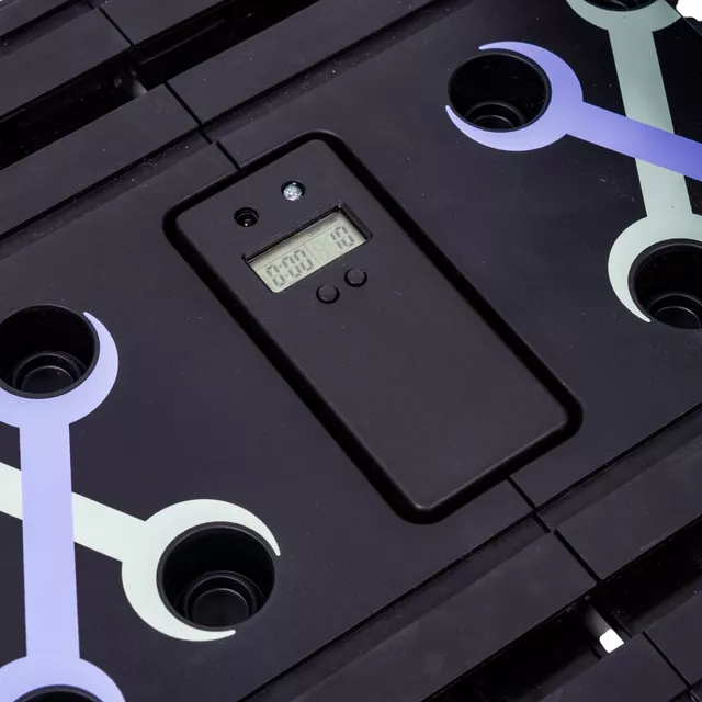 Multifunkcionális fekvőtámasz és pilates pad inSPORTline Pushap Zen, digitális számláló, csúszásmentes habszivacs fogantyúk, fémkarabiner