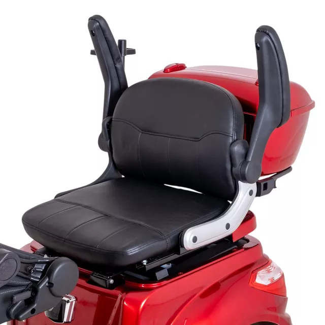 Kétszemélyes háromkerekű elektromos robogó inSPORTline Zorica Duo - fekete