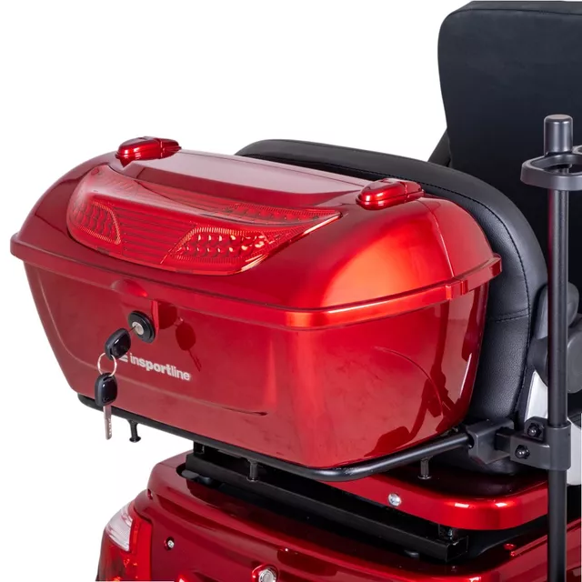 Kétszemélyes háromkerekű elektromos robogó inSPORTline Zorica Duo - fekete