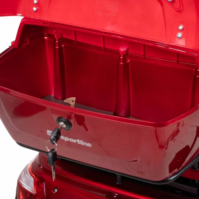 Kétszemélyes háromkerekű elektromos robogó inSPORTline Zorica Duo - fekete