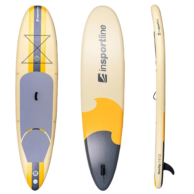 SUP kiegészítőkkel inSPORTline WaveTrip 11'6" G3 - korall