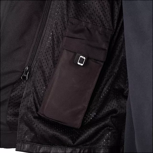 Nyári motoros dzseki W-TEC Rovin, szellőzőpanelek, tépőzár, 600D poliészter, visionight fényvisszaverő elemek