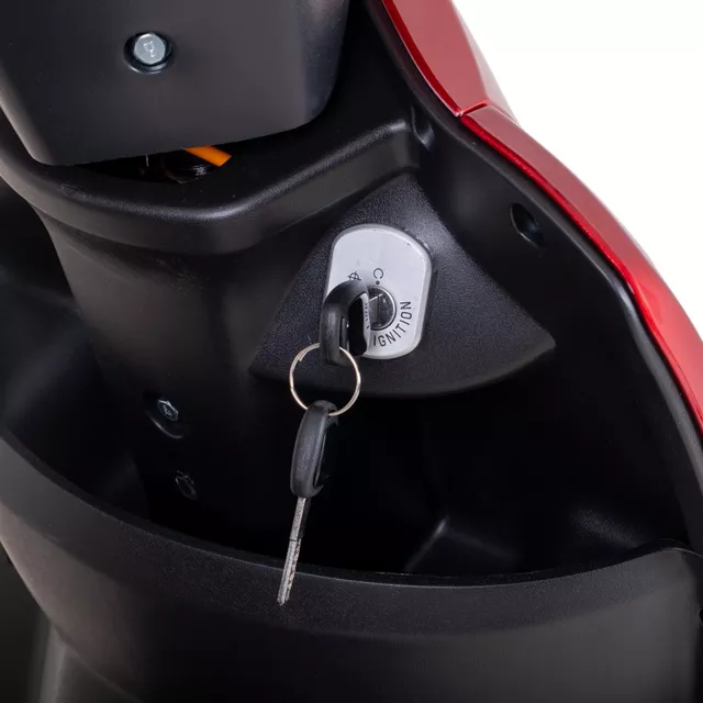 Kétszemélyes háromkerekű elektromos robogó inSPORTline Zorica Duo - fekete