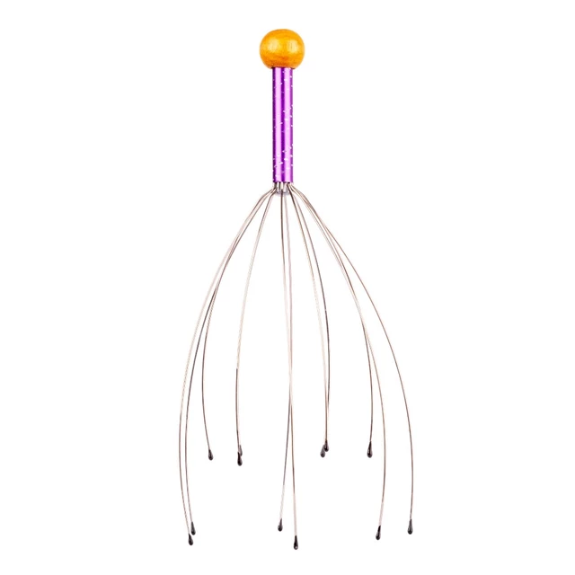 Fej masszírozó eszköz inSPORTline Kutsuo - arany - lila