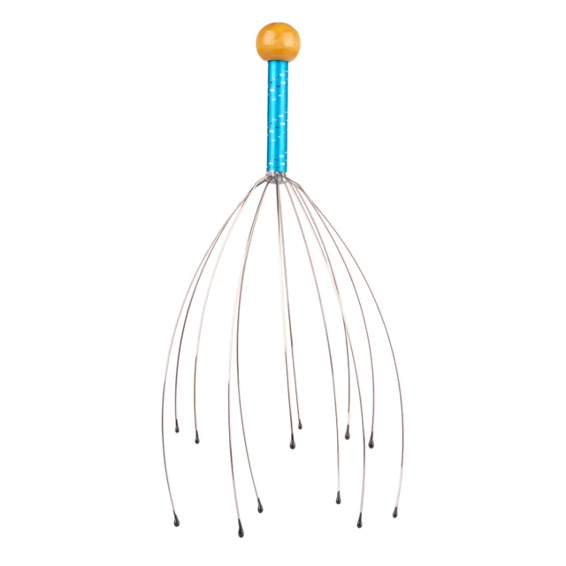 Fej masszírozó eszköz inSPORTline Kutsuo - arany - kék