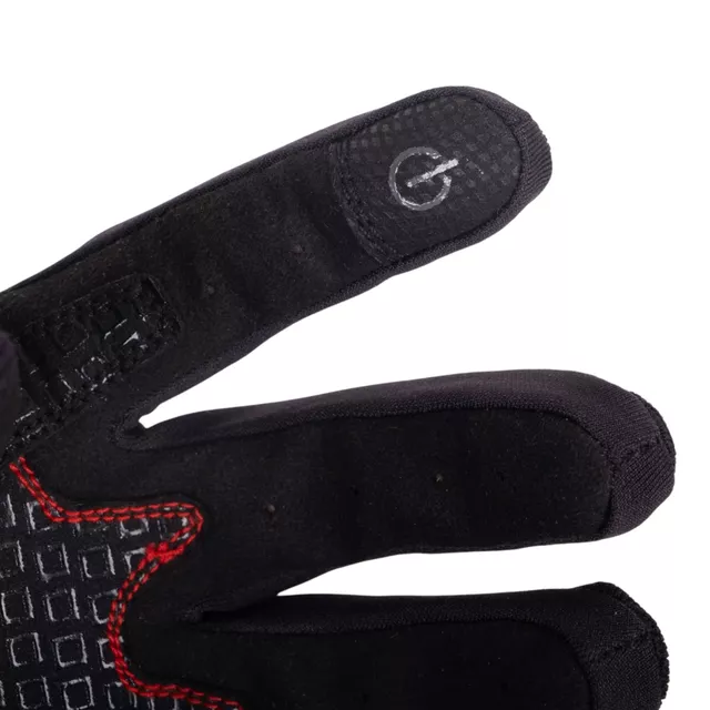 Motoros kesztyű W-TEC Valelungo, rövid kialakítás, csúszásgátló tenyérkezelés, TPU csuklóvédő, tépőzáras záródás