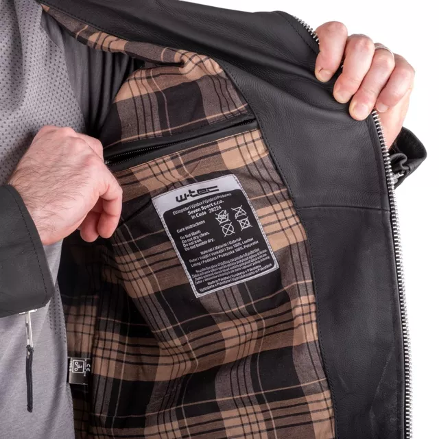 Férfi bőrkabát W-TEC Brineo