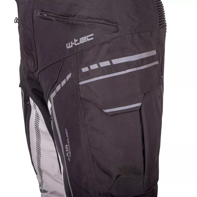 Motoros nadrág W-TEC Perguso, maxdura 600-D, visionight fényvisszaverő elemek, kivehető térdvédők, rugalmas panelek, hálós bélés
