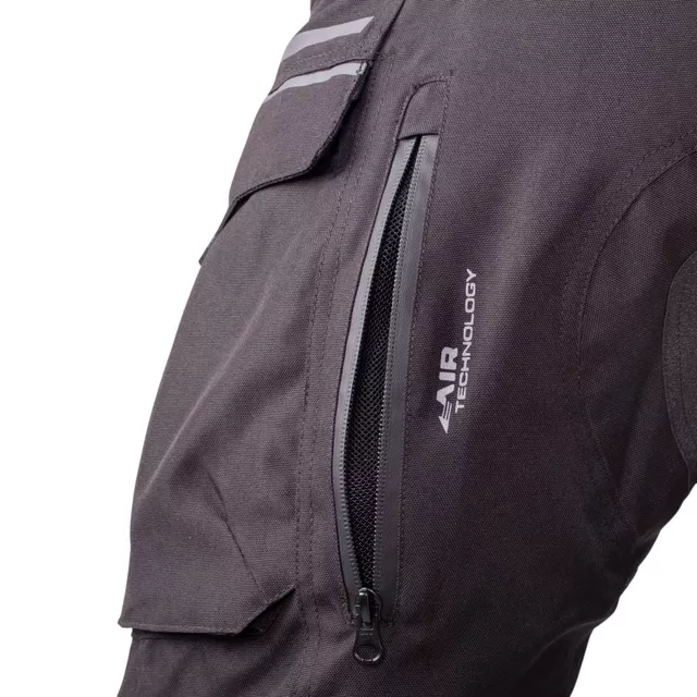 Motoros nadrág W-TEC Perguso, maxdura 600-D, visionight fényvisszaverő elemek, kivehető térdvédők, rugalmas panelek, hálós bélés