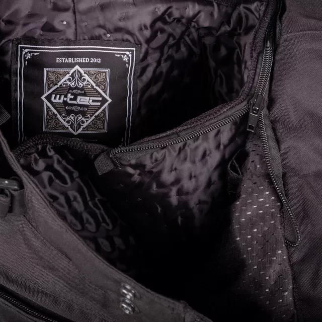 Motoros nadrág W-TEC Perguso, maxdura 600-D, visionight fényvisszaverő elemek, kivehető térdvédők, rugalmas panelek, hálós bélés