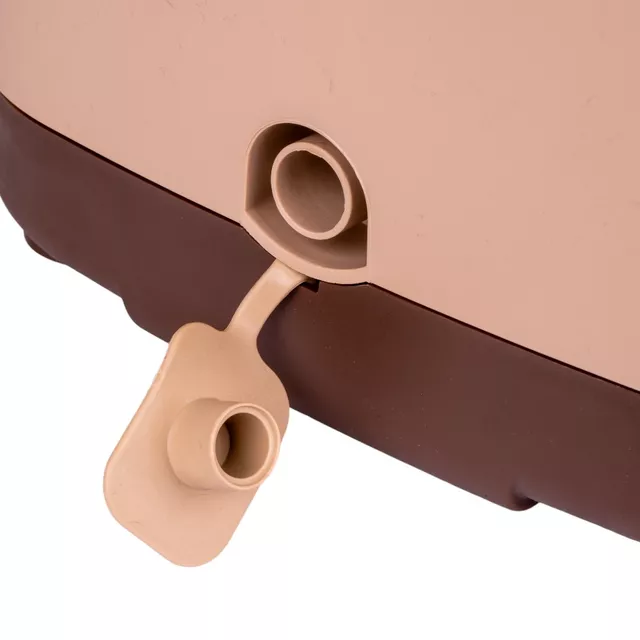 Talpmasszázs fürdő inSPORTline Kubispa EVO, 10 masszázsgörgő, fűtés akár 42°C-ig, piros fény, levehető fedél, leeresztő szelep, fürdősótartály