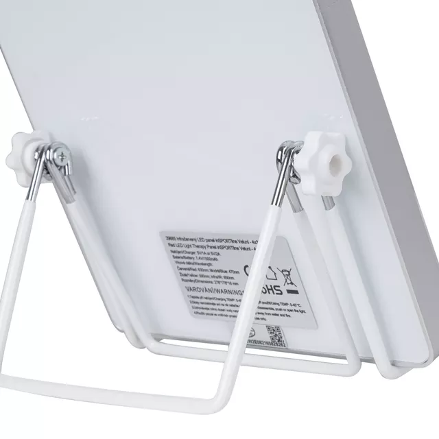 Infra LED panel inSPORTline Veluni - 4x30 LED, 6 fénymód, 4 intenzitási szint, praktikus állítható állvány, védőszemüveg