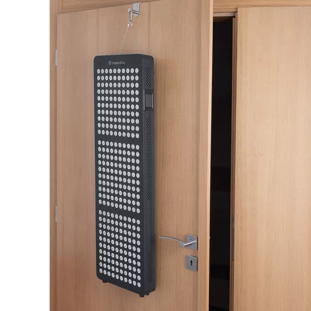 Infra LED panel inSPORTline Lustar - 300 LED, digitális kijelző, távirányító, 6 speciális üzemmód - fekete