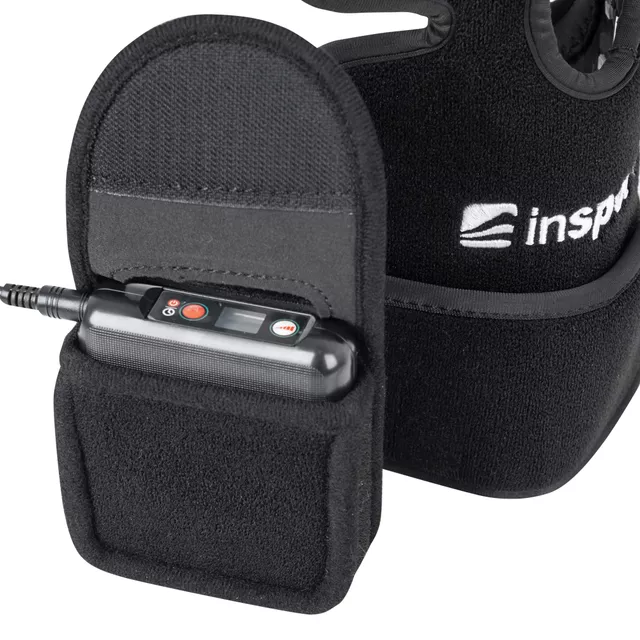 Infravörös térdbandázs inSPORTline Infracor Knee, intenzív izomlazítás, tépőzáras rögzítés, elősegíti a regenerálódást