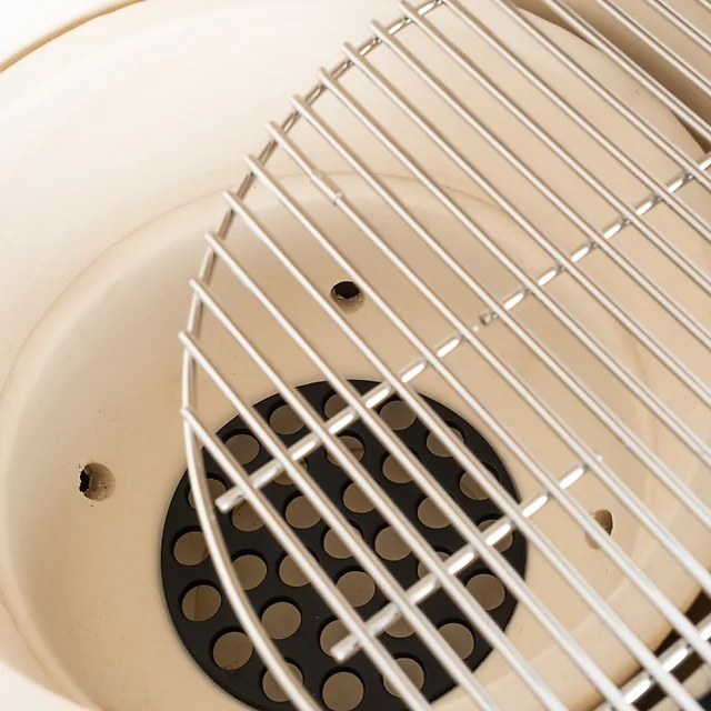 Kerámia kamado grill inSPORTline Pyrexo 18", kerámia belső héj, tartós hőteljesítmény, beépített hőmérő, hatékony szén-fogyasztás