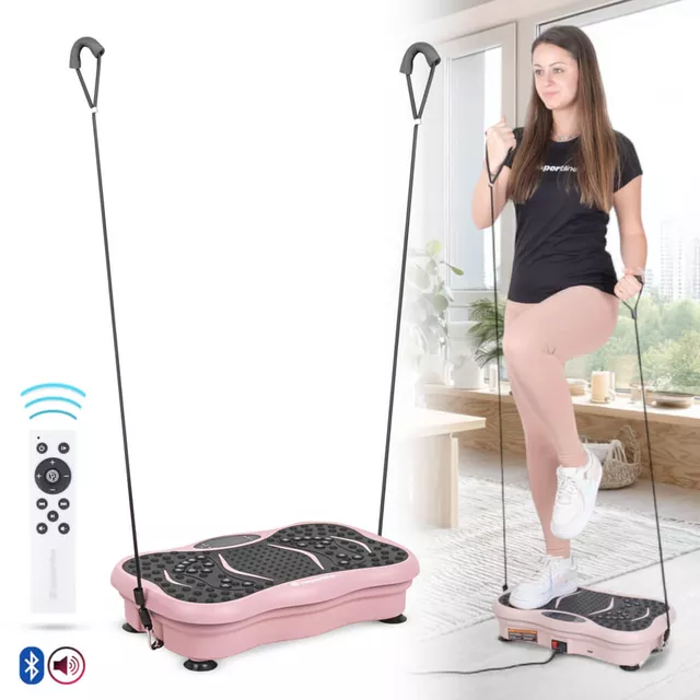 Vibrációs tréner inSPORTline Maviro - grafit - rózsa