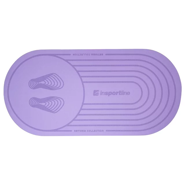 Edzőszőnyeg inSPORTline Ampfinity 123x60x0,6 cm, csúszásmentes felület, könnyen mosható, zajcsillapítás, kíméli az ízületeket - szürke