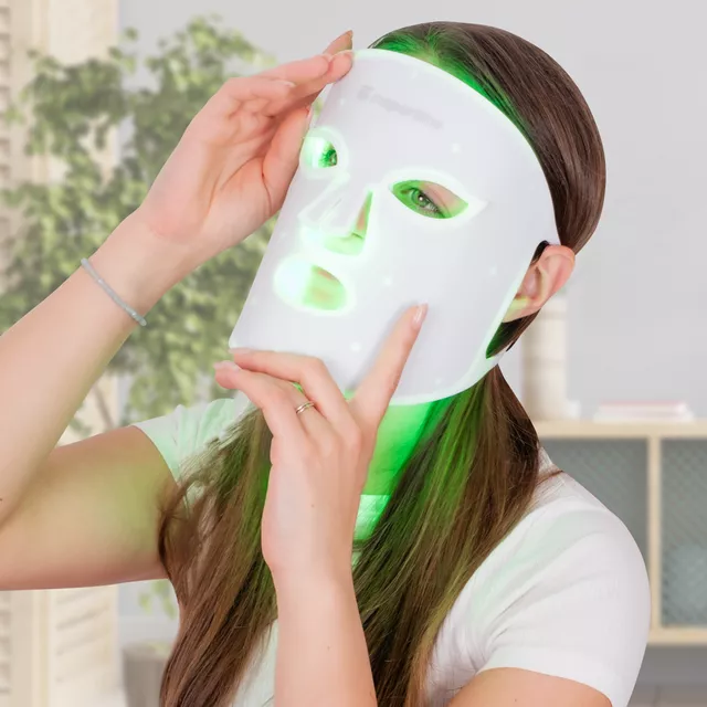 Újratölthető szilikon LED maszk inSPORTline Santorina