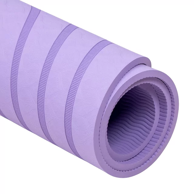 Edzőszőnyeg inSPORTline Ampfinity 123x60x0,6 cm, csúszásmentes felület, könnyen mosható, zajcsillapítás, kíméli az ízületeket - szürke