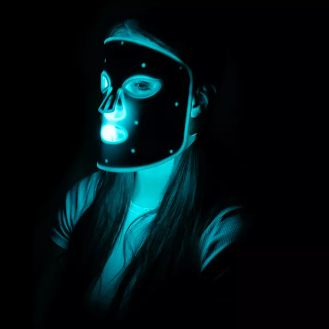 Újratölthető szilikon LED maszk inSPORTline Santorina