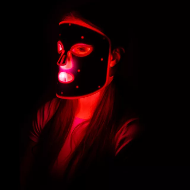 Újratölthető szilikon LED maszk inSPORTline Santorina