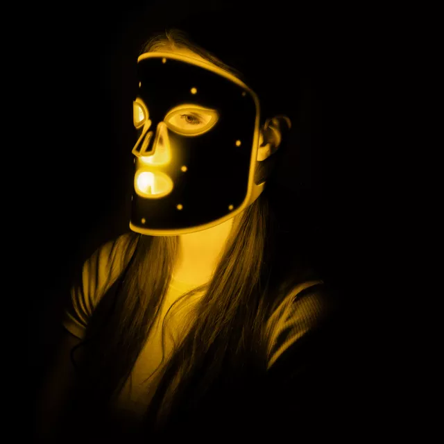 Újratölthető szilikon LED maszk inSPORTline Santorina