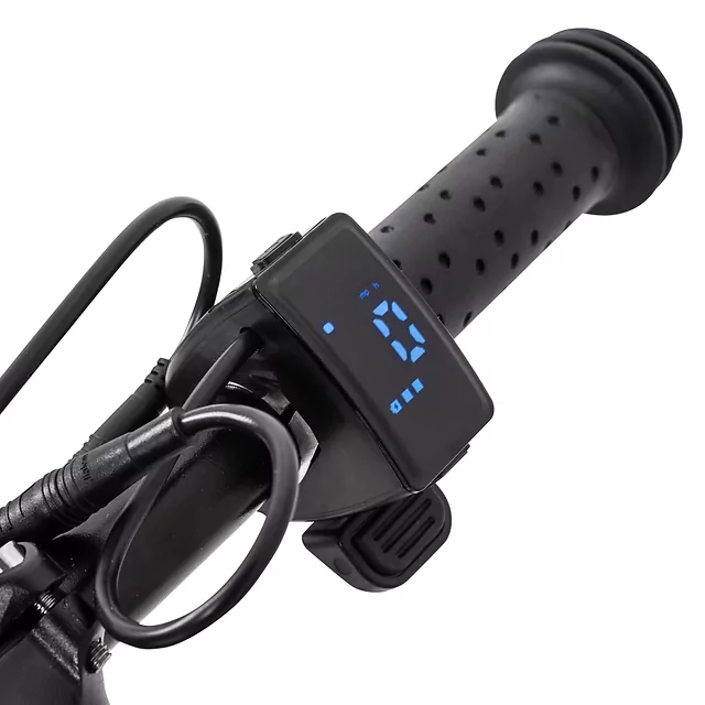 Elektromos futóbicikli inSPORTline ISL Voltino, hátsó dobfék, 180 W-os kefe nélküli motor, szivárványos világítás,  6, 10 és 15 km/h. - fekete