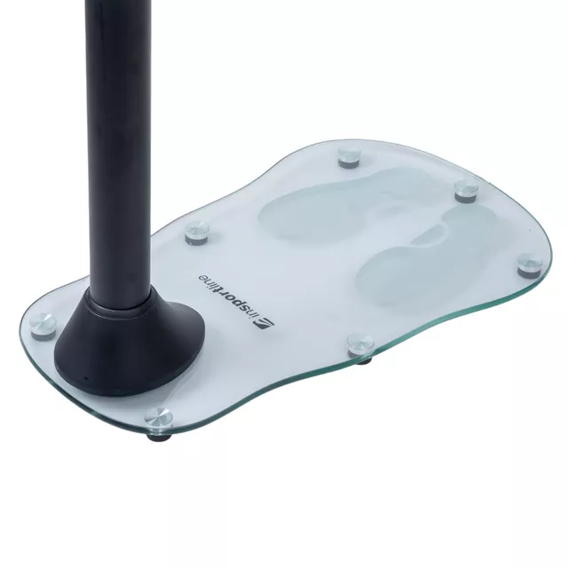 Rezgő masszázs öv inSPORTline TrimBelt, 20 fokozatú rezgésbeállítás, 9 masszázsprogram, 4 féle masszázs öv, üveg talapzat, csúszásmentes lábak