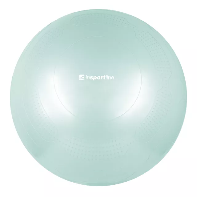 Gimnasztikai labda inSPORTline Stretch Ball 75 cm, masszázs nyúlványok, csúszásmentes, kézi pumpa, tartós PVC anyag