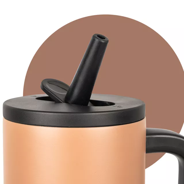 Termosz inSPORTline Cocoanna 1200 ml, keskeny alsórész, nagy kapacitás, duplafalú rozsdamentes acél - kávé