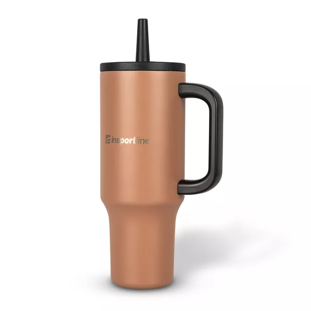 Termosz inSPORTline Cocoanna 1200 ml, keskeny alsórész, nagy kapacitás, duplafalú rozsdamentes acél - kávé - kávé