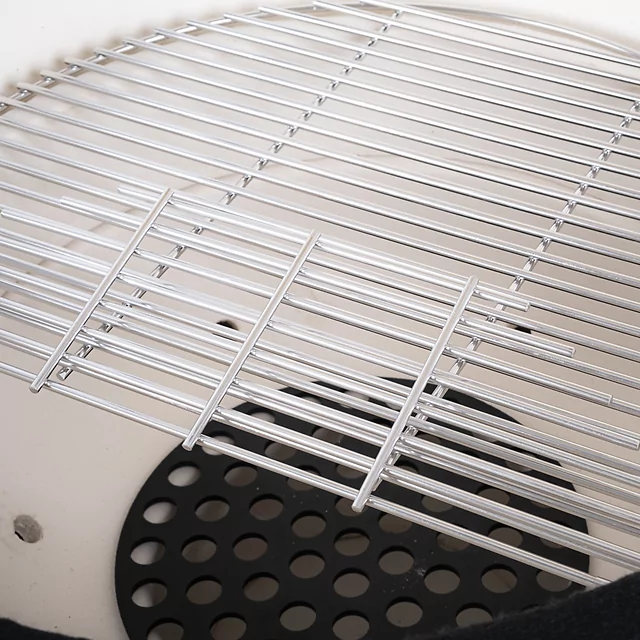 Kerámia kamado grill inSPORTline Pyrexo 24", kerámia belső héj, tartós hőteljesítmény, beépített hőmérő, hatékony szén-fogyasztás