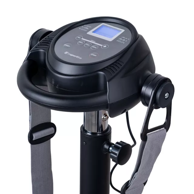 Rezgő masszázs öv inSPORTline TrimBelt, 20 fokozatú rezgésbeállítás, 9 masszázsprogram, 4 féle masszázs öv, üveg talapzat, csúszásmentes lábak