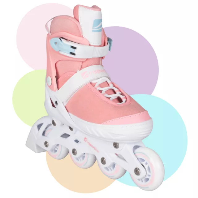 Pótjelvény szett 14 db inSPORTline Labelo görkorcsolyához, tépőzáras rögzítés, különböző motívumok