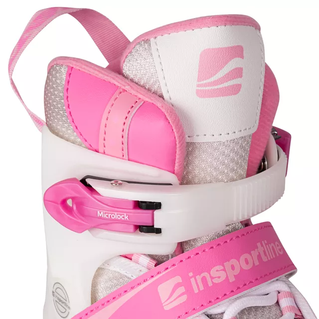 Gyerek görkorcsolya inSPORTline Caneto első LED kerekekkel, Microlock csat, AdjusTouch, Safety Ankle, Comfort Fit