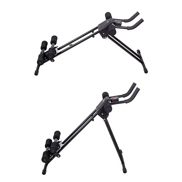 Hasizom edző inSPORTline Ab Lifter Evo, LED-es kijelző, stabil acélszerkezet, 5 nehézségi szint, habszivacs görgők