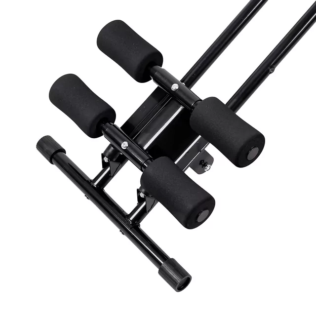 Hasizom edző inSPORTline Ab Lifter Evo, LED-es kijelző, stabil acélszerkezet, 5 nehézségi szint, habszivacs görgők