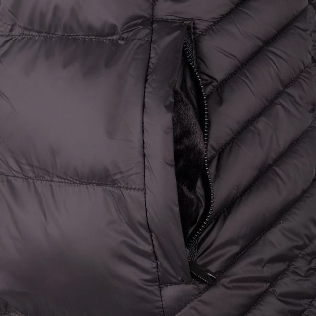 Fűthető női kabát inSPORTline WARMatera - fekete