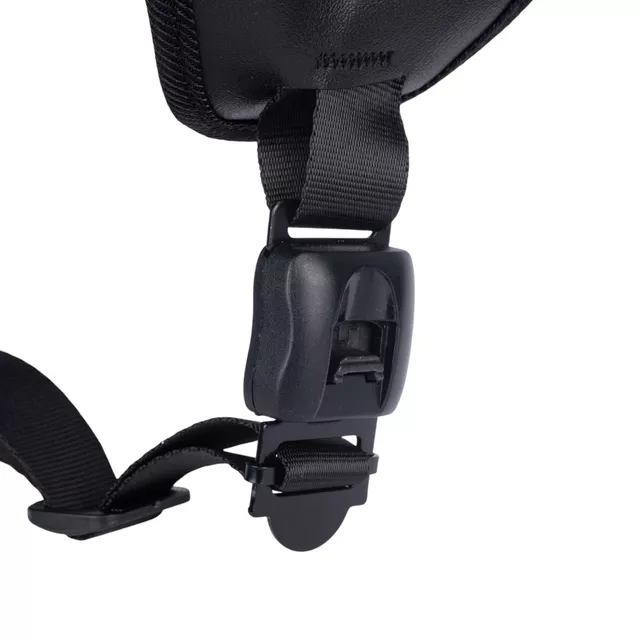 Motoros sisak W-TEC Feldberg, DOT minősítés, gyorsrögzítés, állítható Y-pánt - fekete