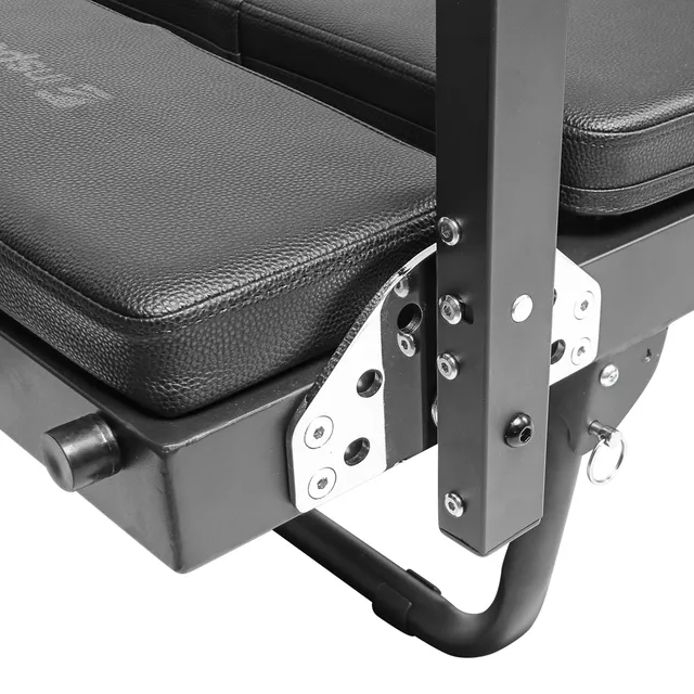 Reformer pilates inSPORTline Auraler, kettős ellenállási rendszer, összecsukható acélszerkezet, görgők a könnyű kezeléshez