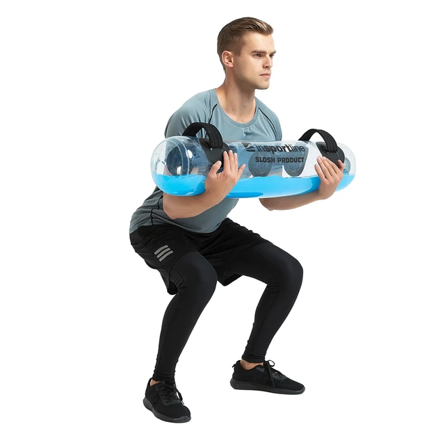 Vízzel tölthető erősítő edzőzsák inSPORTline Tansare M, max 40l, 85x25cm, PVC