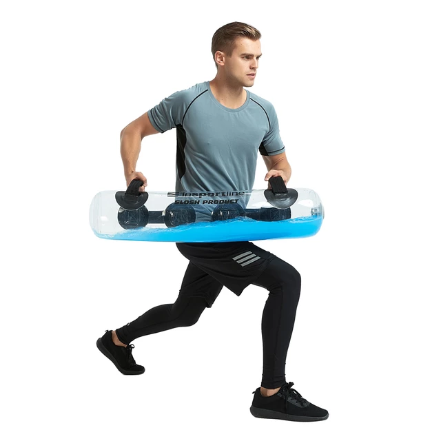 Vízzel tölthető erősítő edzőzsák inSPORTline Tansare M, max 40l, 85x25cm, PVC