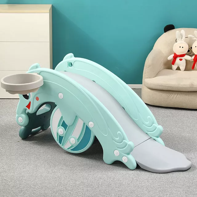 Gyerek csúszda és hinta 3in1 inSPORTline Frofino - menta