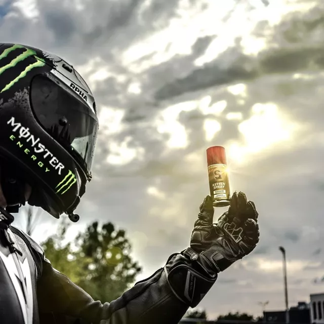 Láncspray S100 Dry Lube Chain Spray 100 ml, hibrid formula, PTFE, ellenáll a szennyeződésnek, praktikus kiszerelés