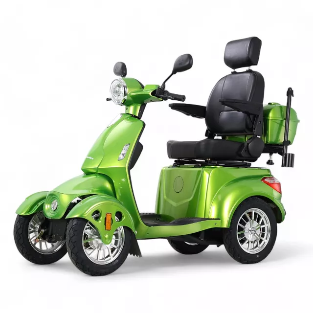 Négykerekű elektromos robogó inSPORTline Antun - zöld